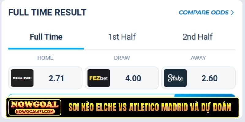 Soi kèo Elche vs Atletico Madrid và dự đoán